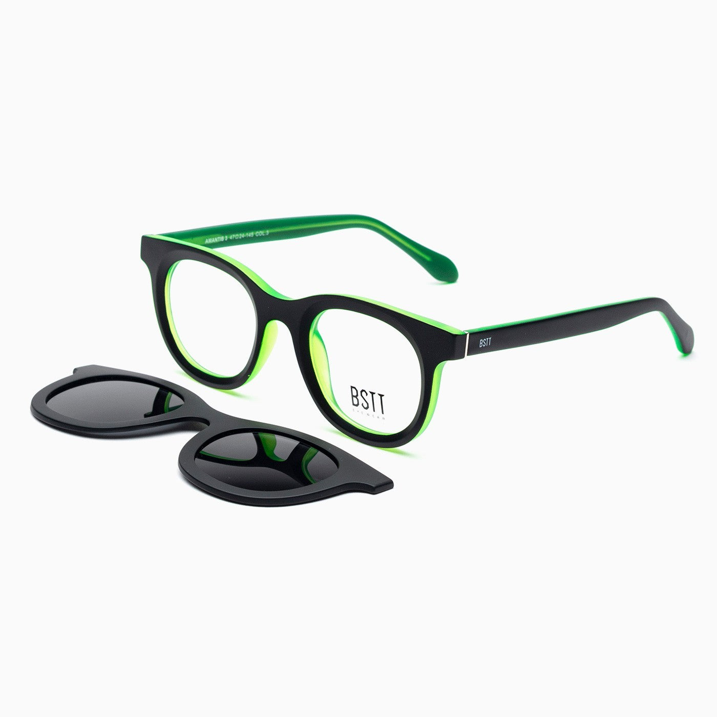 BSTT - Amantis 3 Nero - Verde con Clip