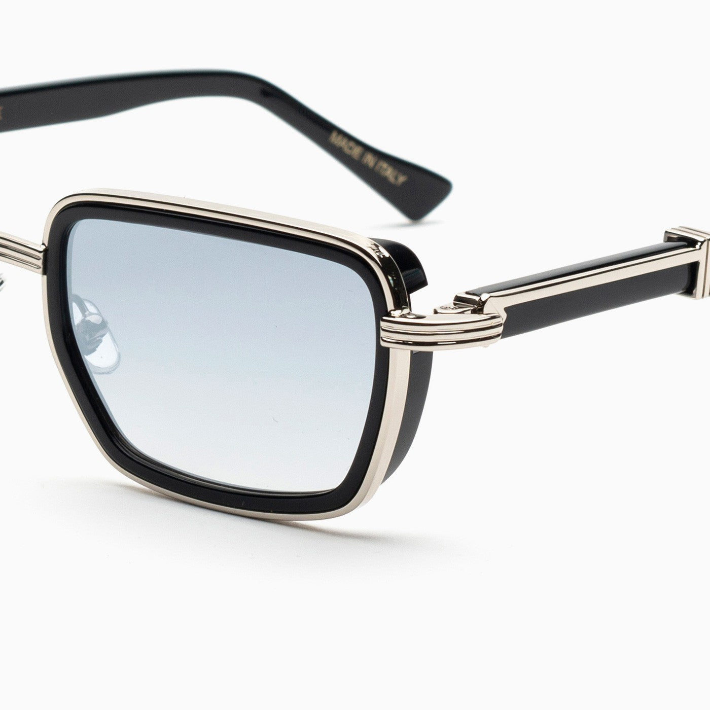 Occhiali da sole Bust Out modello Clint argento-nero