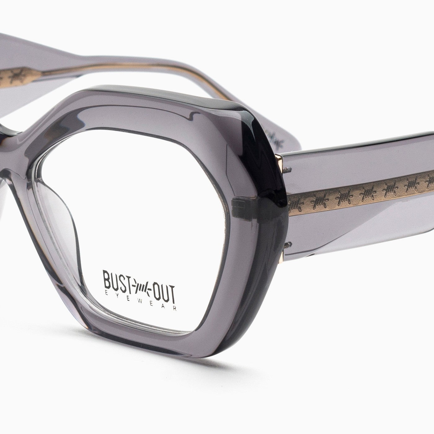 Occhiali da vista Bust Out Dorothy cristallo grigio