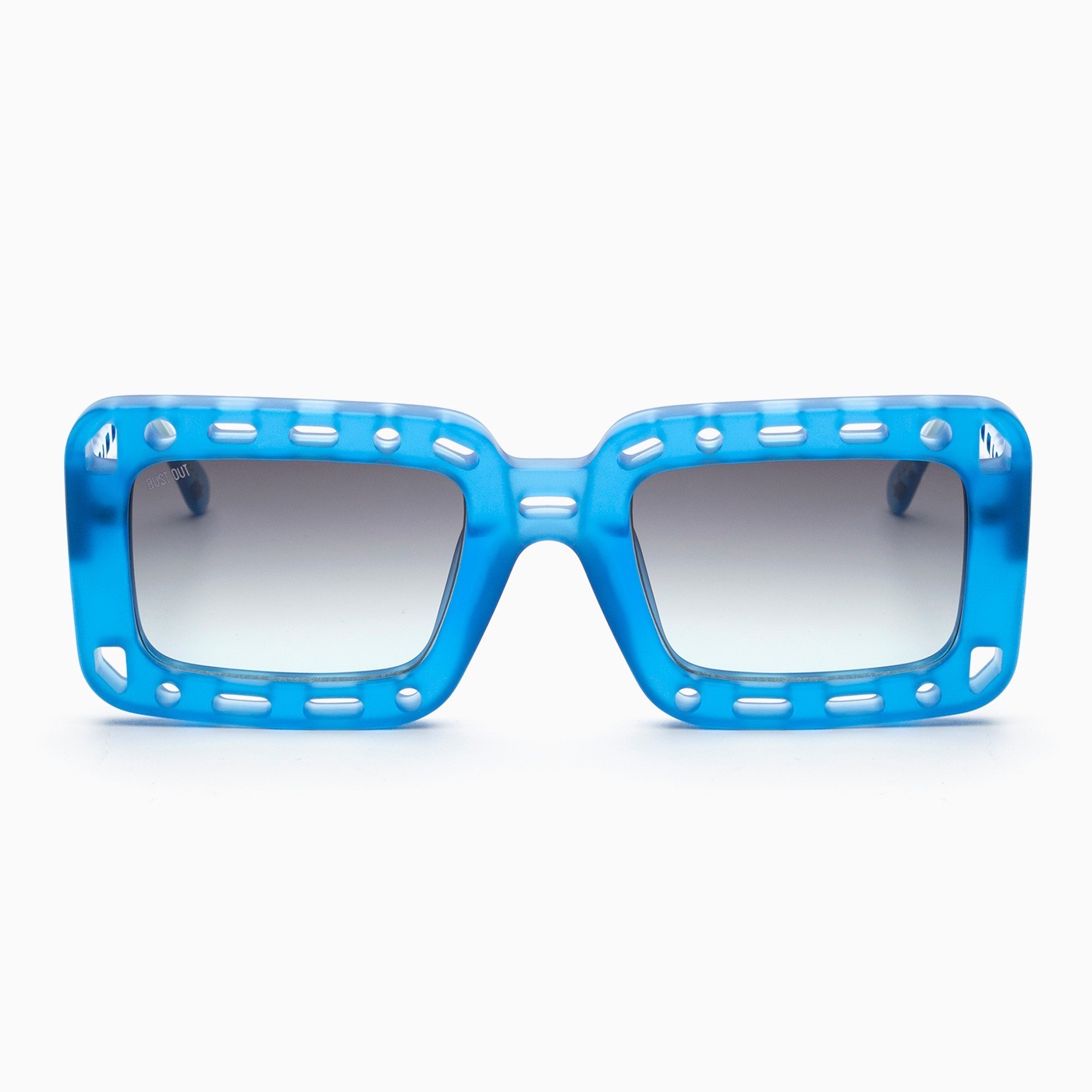 Occhiali da sole Bust Out modello Vicky in cristallo blu