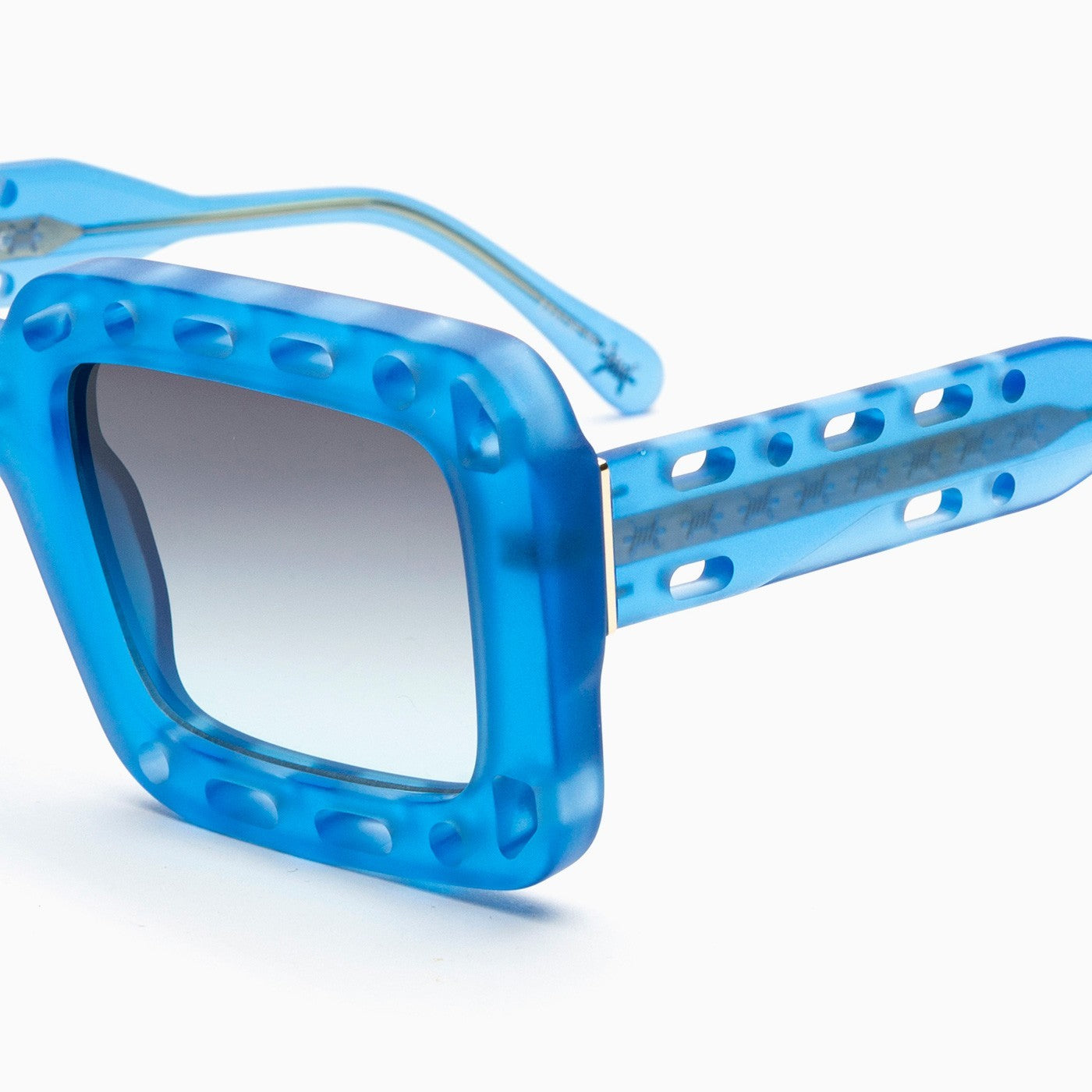 Occhiali da sole Bust Out modello Vicky in cristallo blu