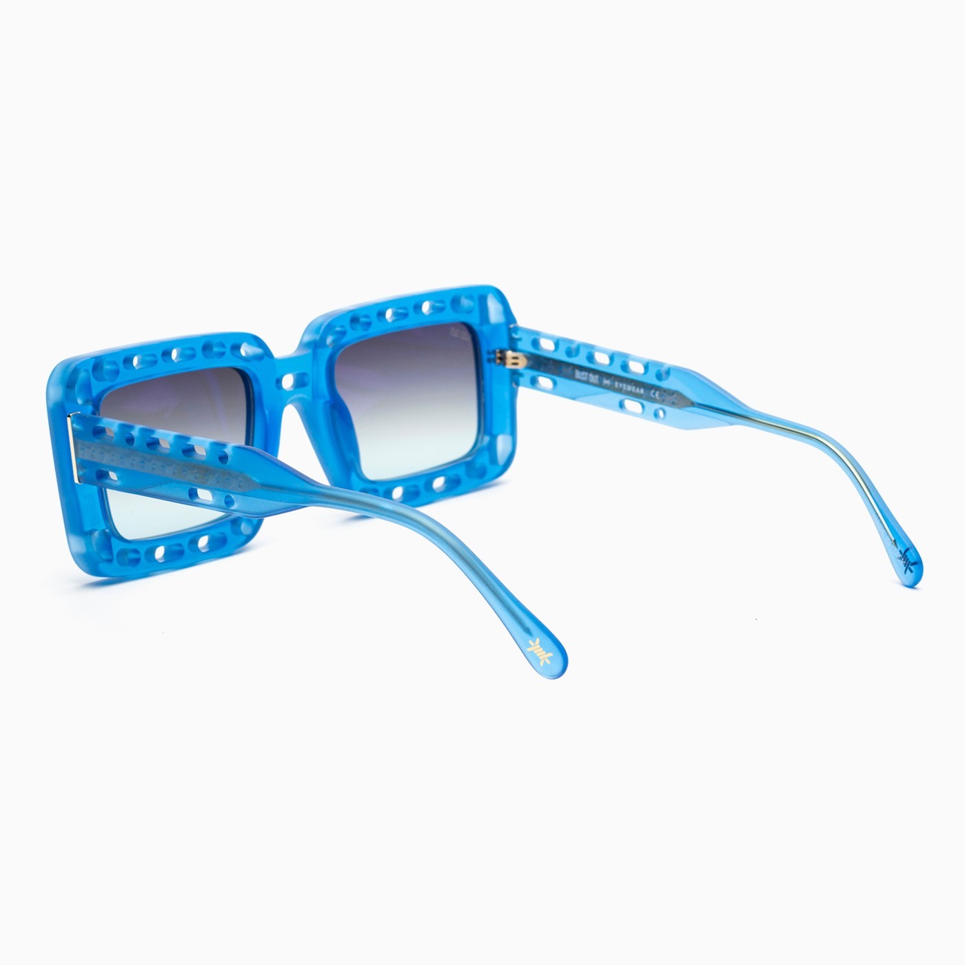 Occhiali da sole Bust Out modello Vicky in cristallo blu