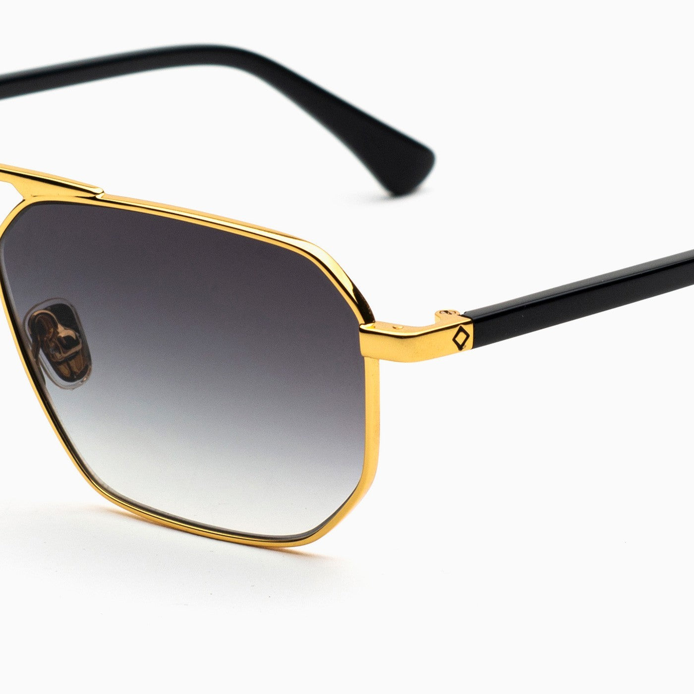 Occhiali da sole Bust Out linea BSTT Dog Oro - Nero