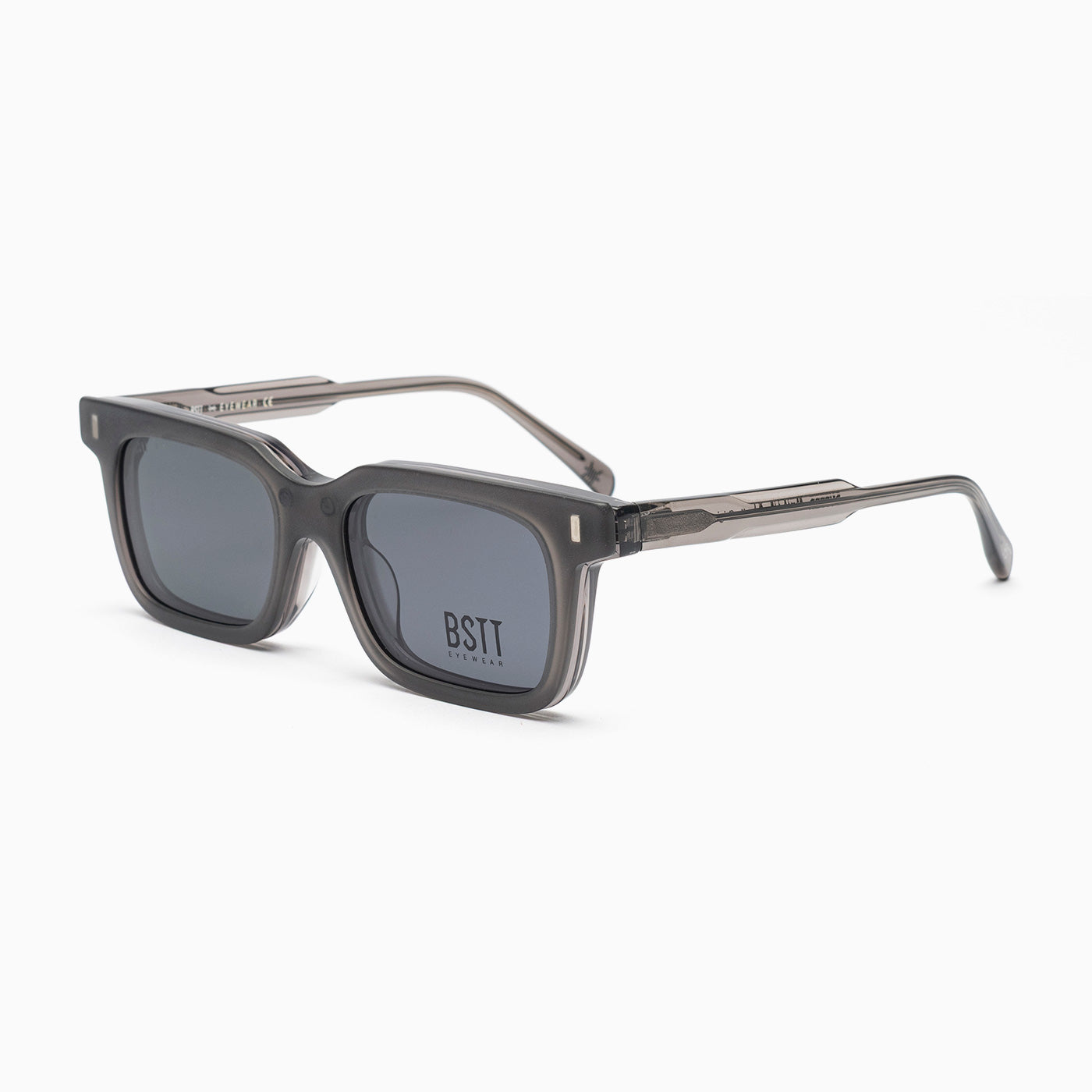 BSTT - Puffer Cristallo Grigio con Clip