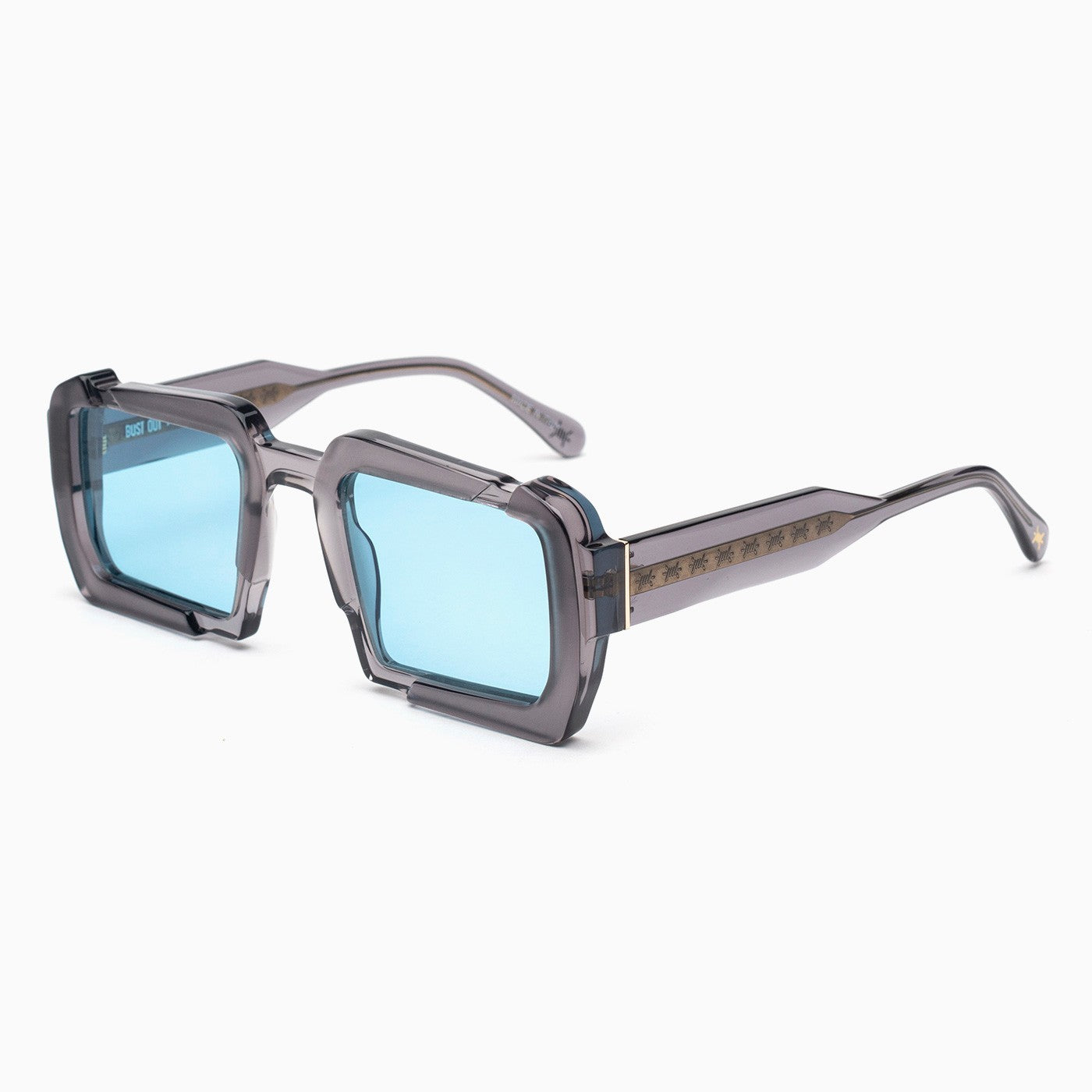 Occhiali da Sole Bust Out Marcus II Cristallo Grigio