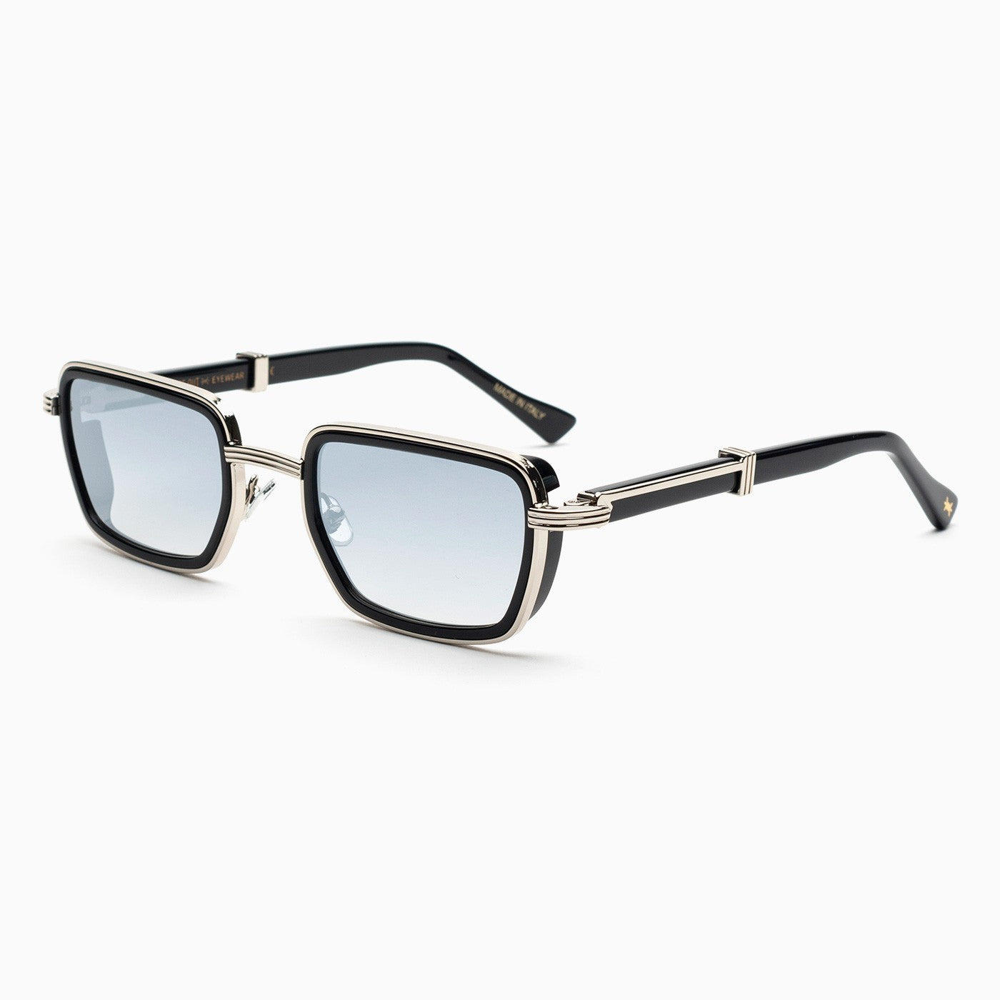 Occhiali da sole Bust Out modello Clint argento-nero