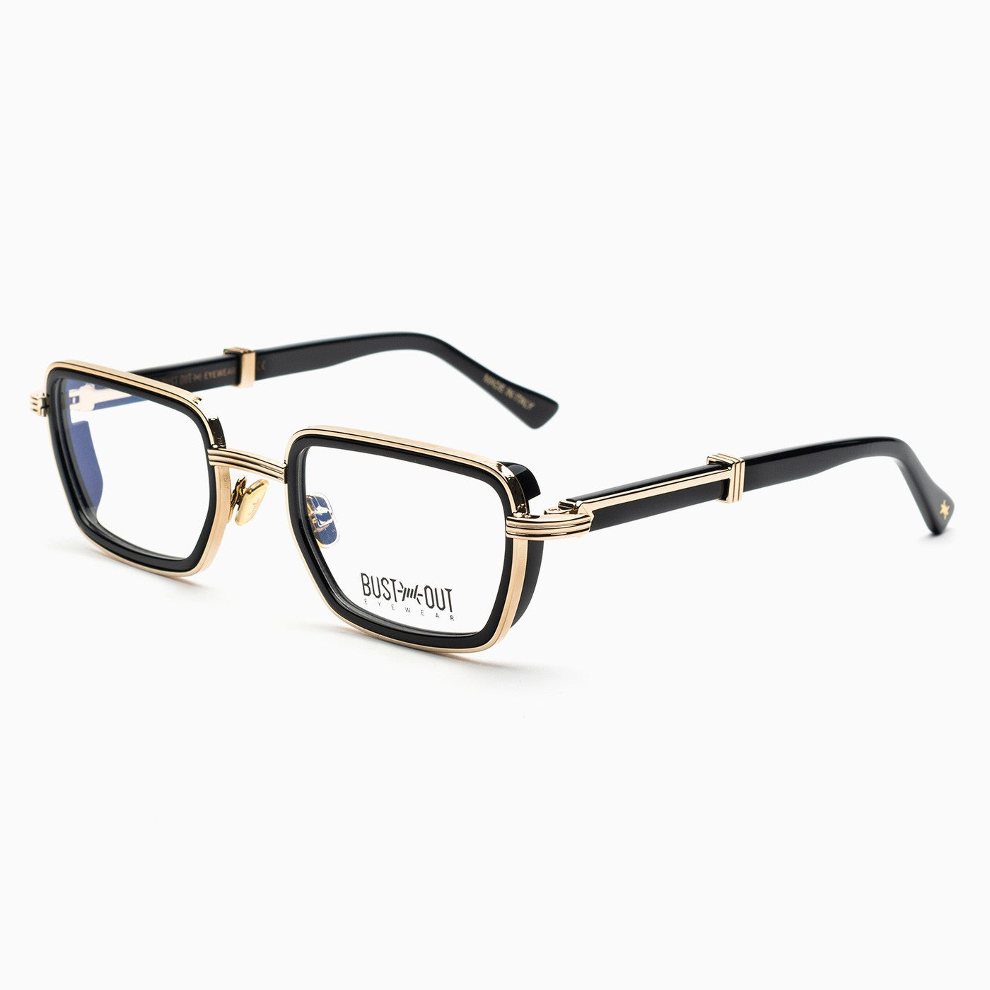 Occhiali da vista Bust Out modello Clint oro-nero