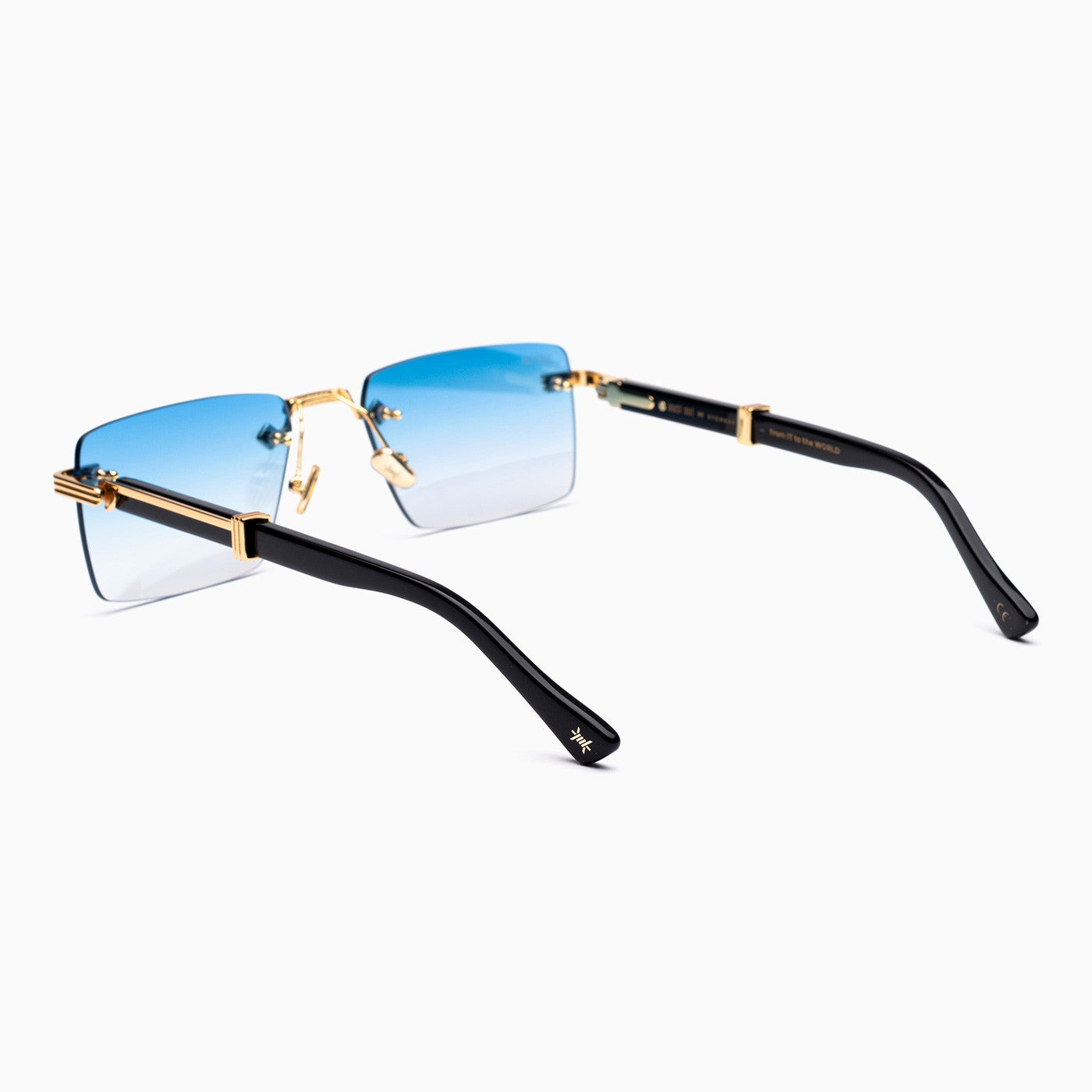 Occhiali da sole Bust Out modello Clyde Clyde Oro - Nero