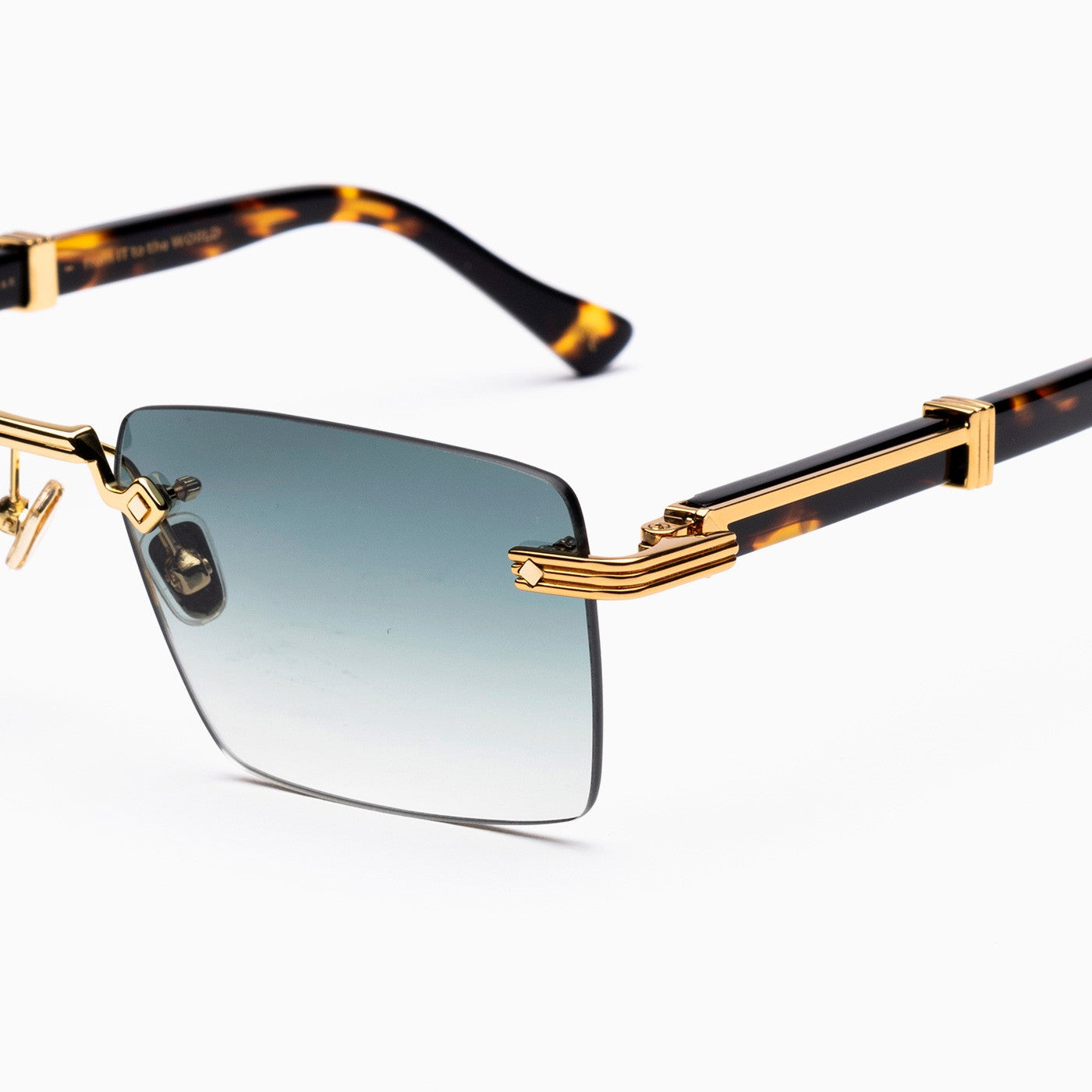 Occhiali da sole Bust Out modello Clyde Oro - Tartaruga