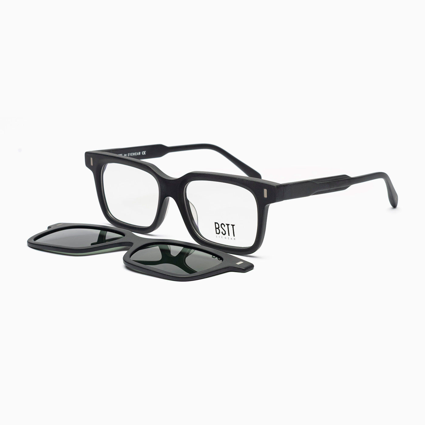 BSTT - Puffer Nero opaco con Clip